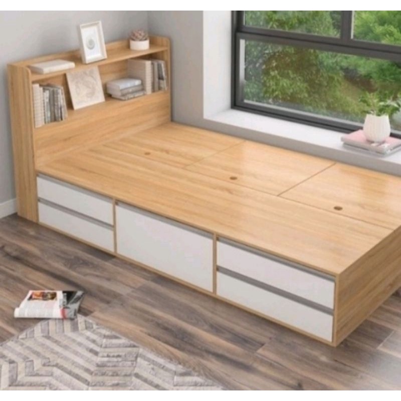 DIVAN LACI UKURAN 160 X 200 GRATIS ONGKIR DAN PEMASANGAN