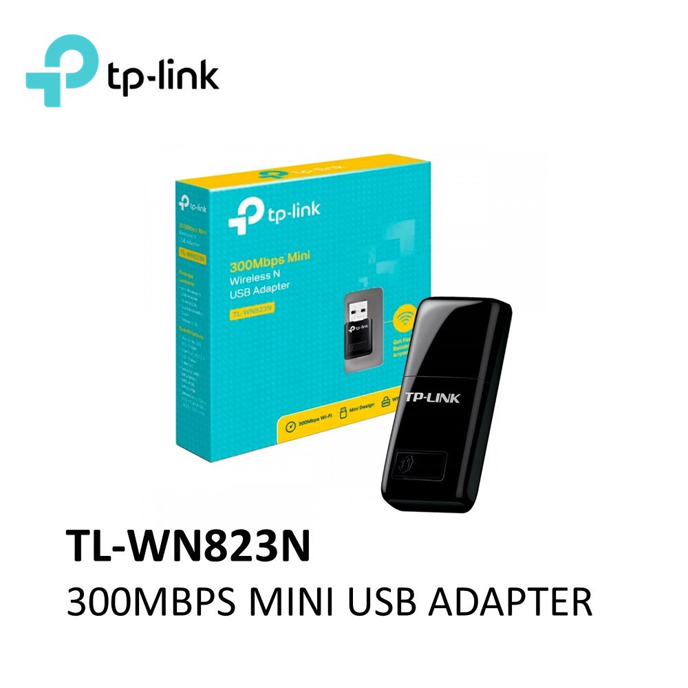 Garansi Resmi TP-LINK TL-WN823N : 300Mbps Mini Wireless N USB Adapter