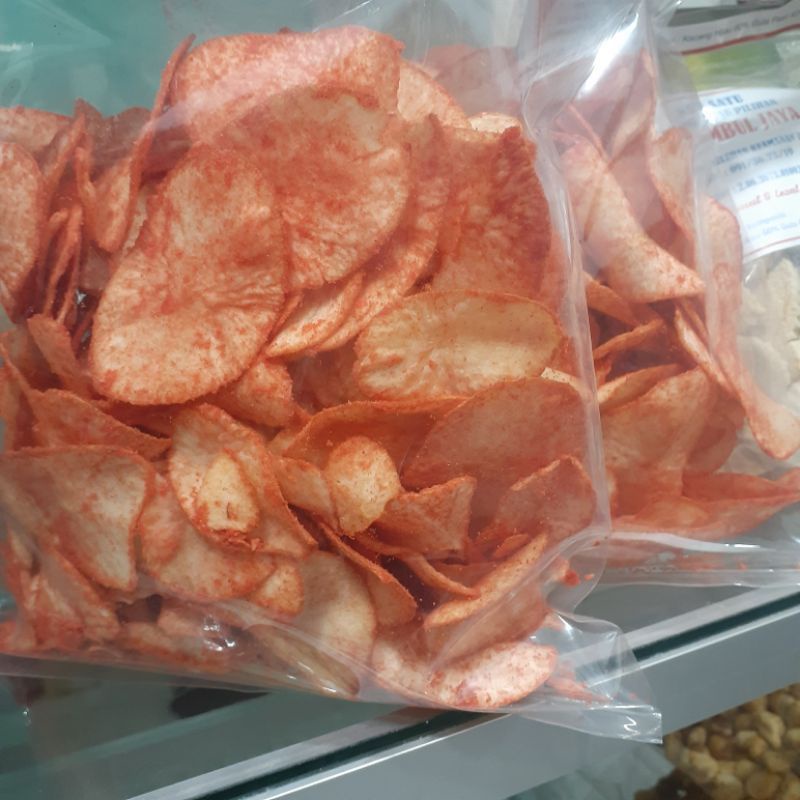 

KERIPIK SINGKONG BALADO RENYAH 190GRAM SNACK KILOAN