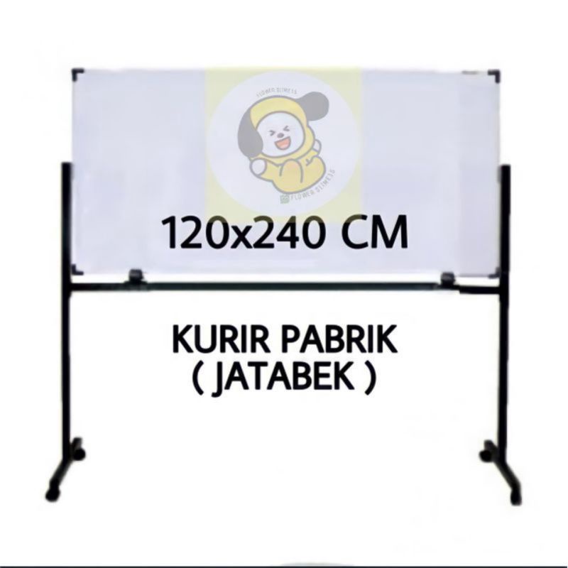 

whiteboard sakura standing 120x240 double standing MAGNET papan tulis sakura kaki MAGNET original READY