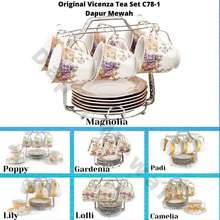 CANGKIR SET GANTUNG VICENZA C78-1 MOTIF