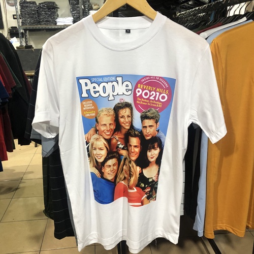 Kaos Beverly Hills 90210 Tshirt Casual Unisex T-SHIRT Bahan Katun New Cotton Tees