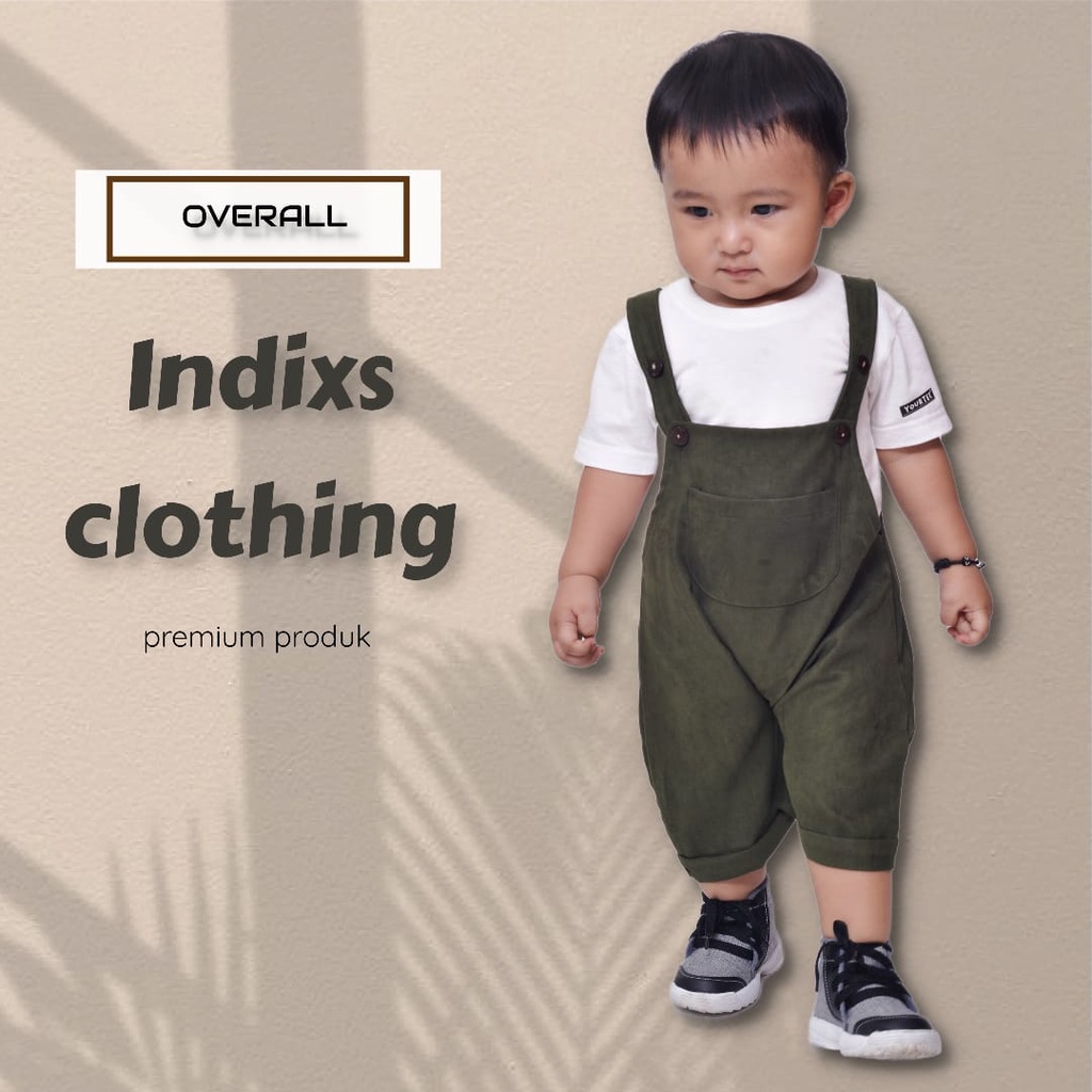 OVERALL - Overall Anak Jumper Bayi Baby Kids Cewek Cowo Perempuan Laki Katun Lucu Murah