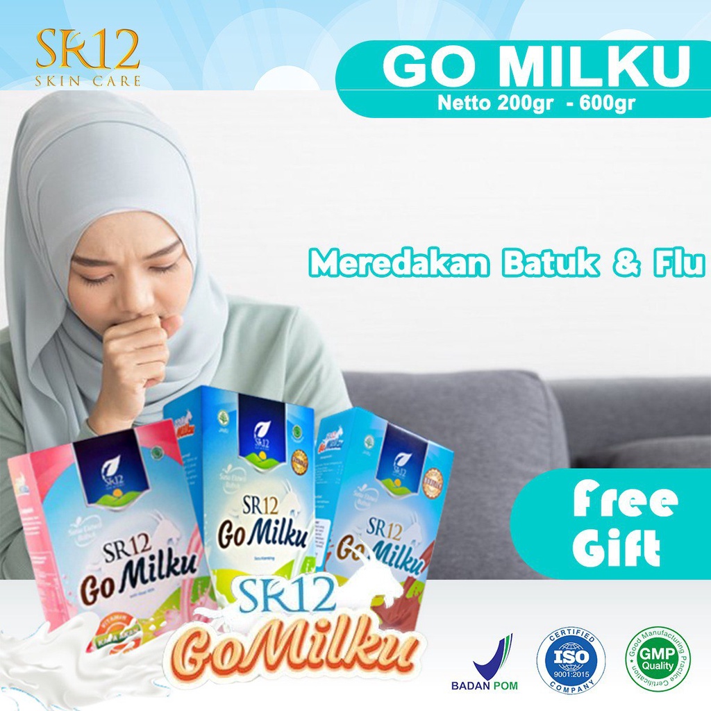 

Go milku Sr12 Meredakan flu batuk Susu kambing etawa Susu premium Bpom