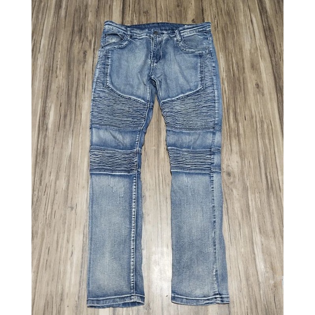 celana jeans Balmain biker second/bekas