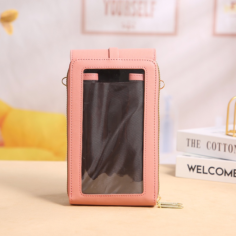 Khatin Dompet HP Touchscreen / Tas Selempang Wanita / Premium Import / Kekinian / Tas Bahu Remaja - F413