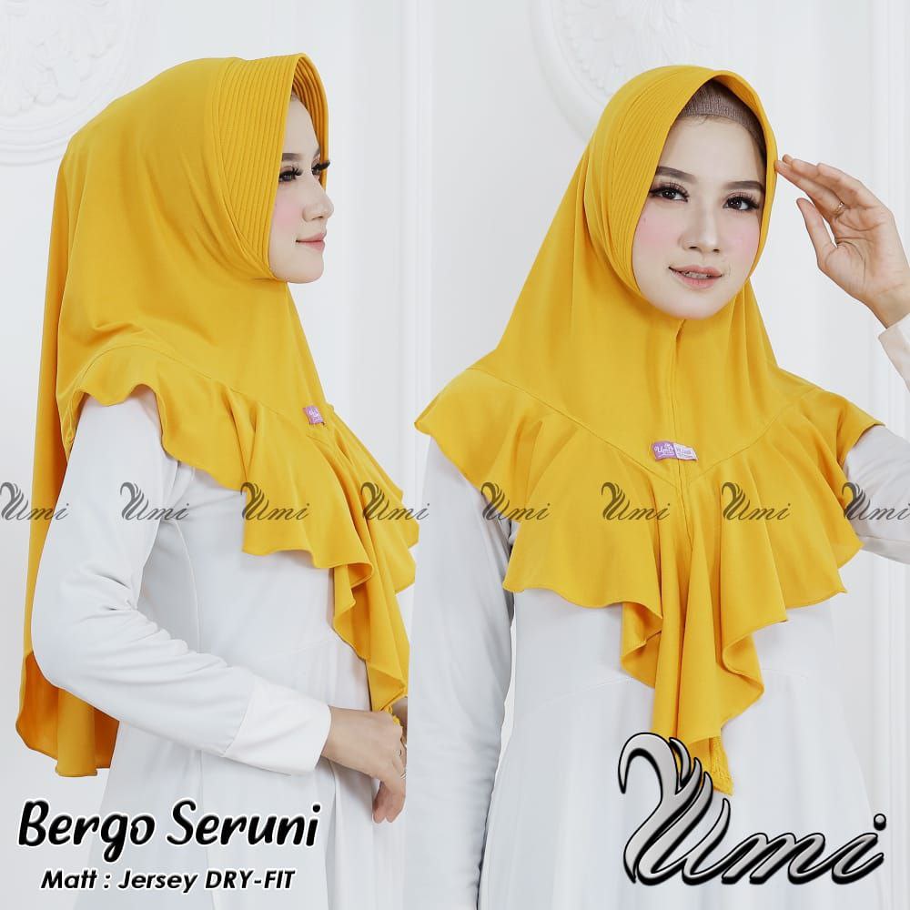 Jilbab Rempel Original Hijab Instan Bergo Zafira| Jilbab Instan Jersey Gotik Rempel