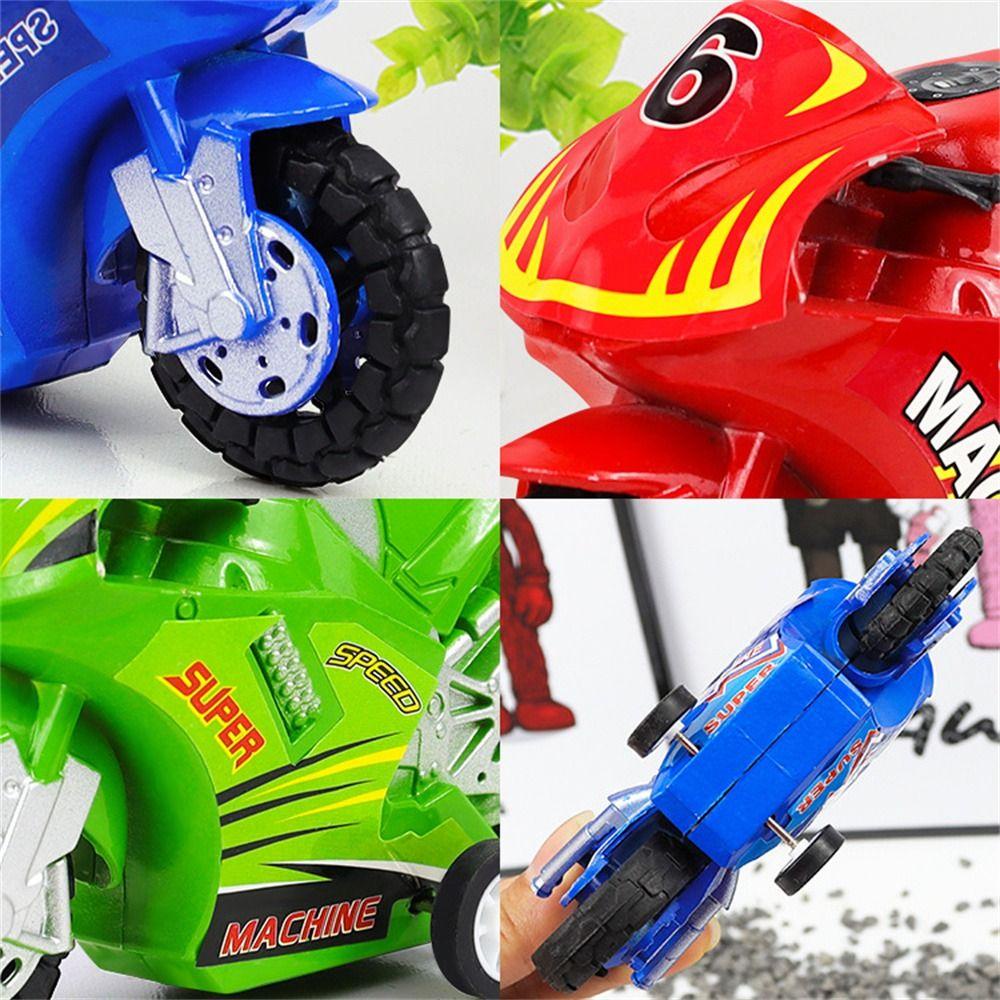 REBUY Rebuy Model Motor Hadiah Terbaik Edukasi Plastik Roda Empat Anak Untuk Anak Laki-Laki Mainan Motor