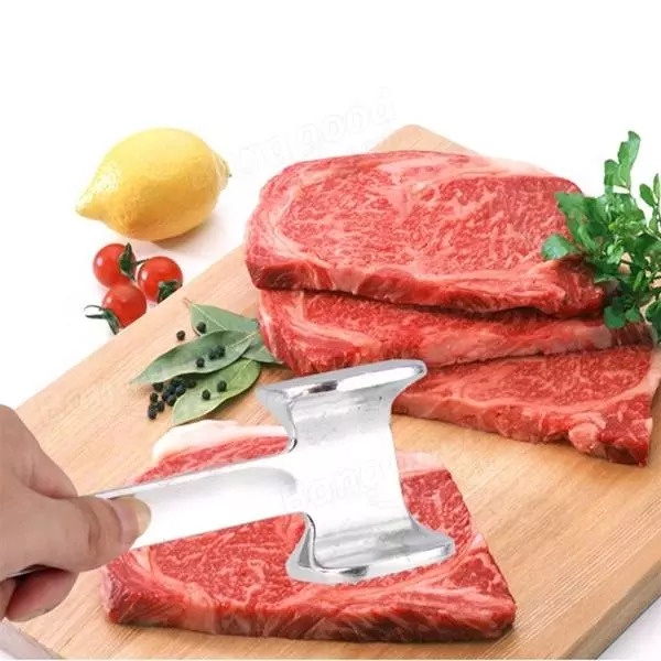 Palu Daging Alat Gepuk Pelunakan Daging / palu gepukan daging model sederhana pengempuk pelunak meat hammer tenderizer