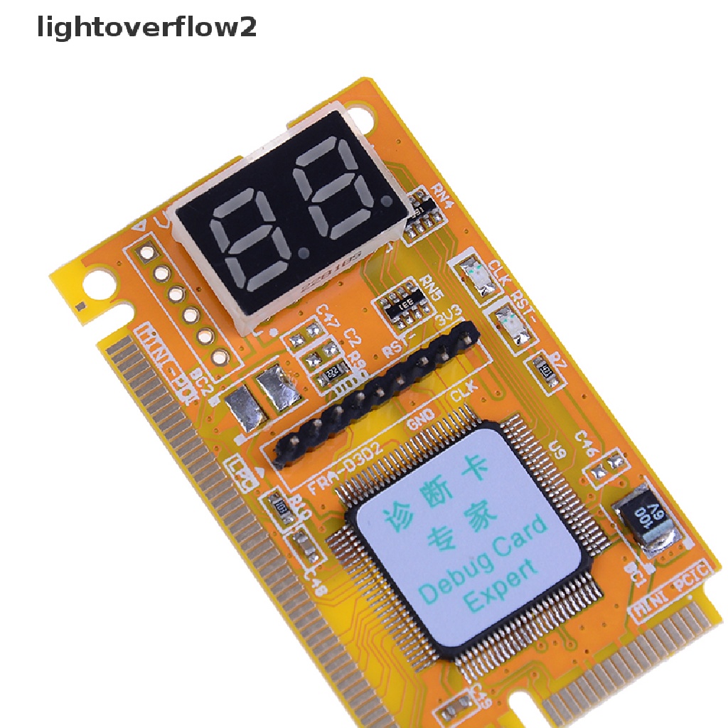 (lightoverflow2) 3in1 Kartu tester Analisa Diagnostik PC / laptop mini PC PC PC PC (ID)