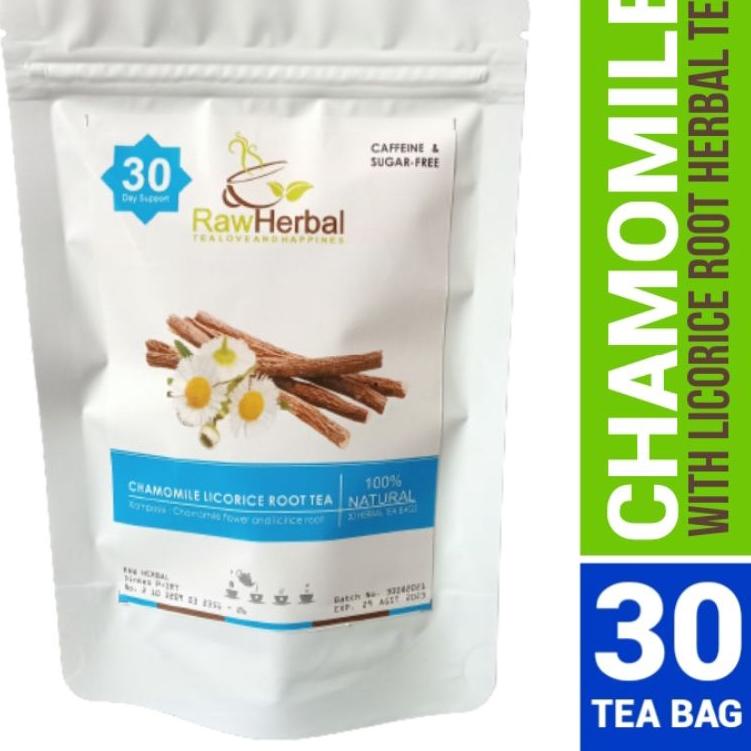 

Terkini--Chamomile Licorice Root Tea : Chamomile Flower With Licorice Root Tea 30 Tea Bag