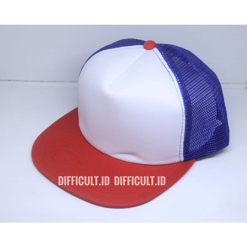 TOPI SNAPBACK TRUCKER HAT POLOS | TOPI POLOS TRUCKER | TOPI JARING POLOS (KOMBINASI)