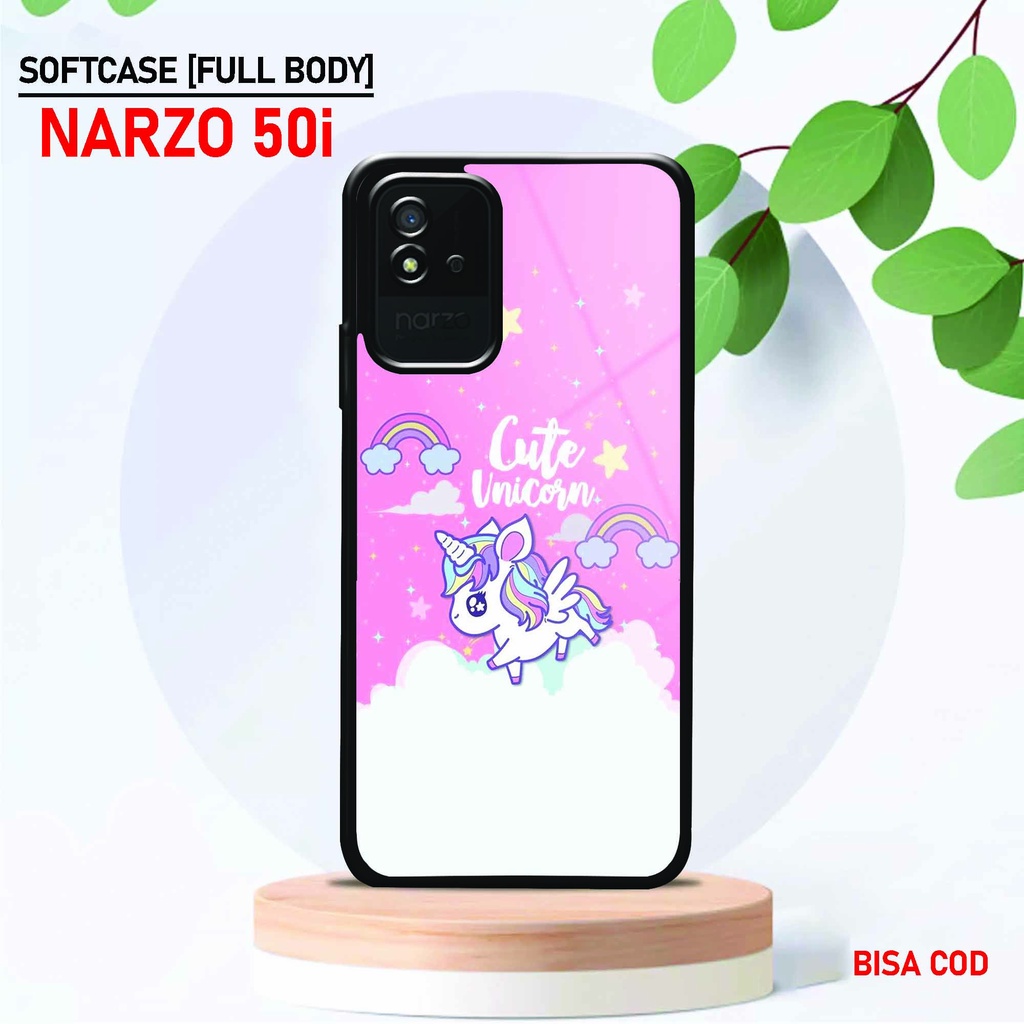 Softcase Glossy Realme Narzo 50i - Fashion Case [ UC 27 ] Realme Narzo 50i - Softcase Mengkilat Real