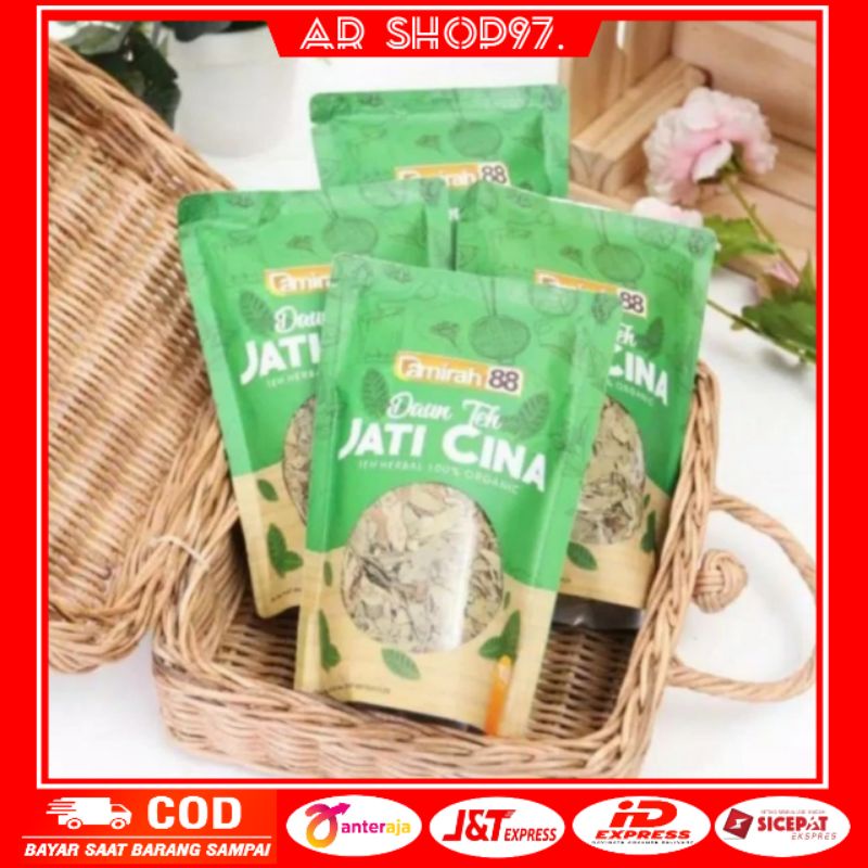 

DAUN TEH JATI CINA 100GR/TEH JATI CINA AMIRAH