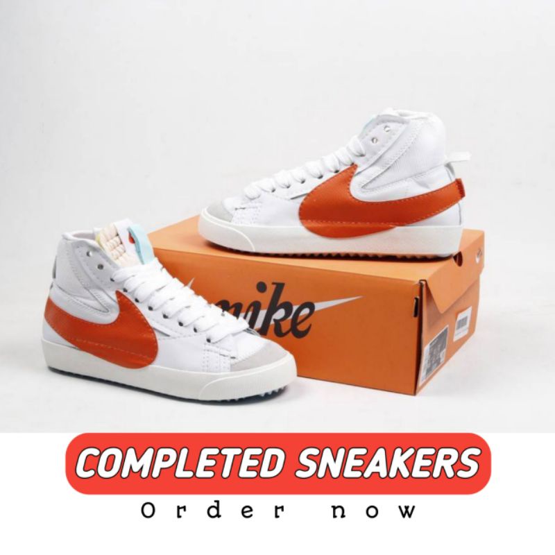 Sepatu Nike Blazer Mid 77 Jumbo Sail Orange