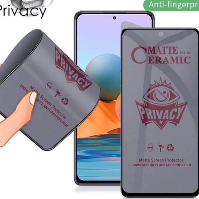 anti gores anti spy privacy matte ceramic vivo V23 V15 V20 V20 SE V21 V19 V15 V11 V11 pro V15 pro V17 pro V9 V7 V5 S1 T1 T1 pro S1 pro z1 pro anti minyak fullayar