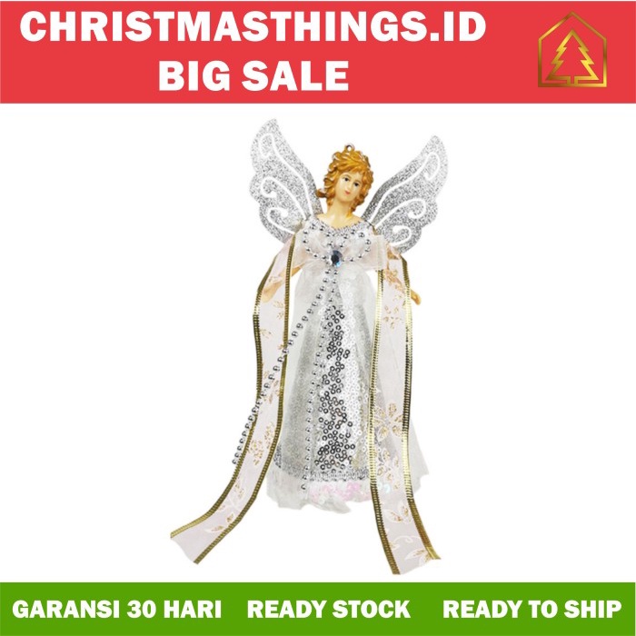 TOPPER HIASAN POHON NATAL MALAIKAT ANGEL