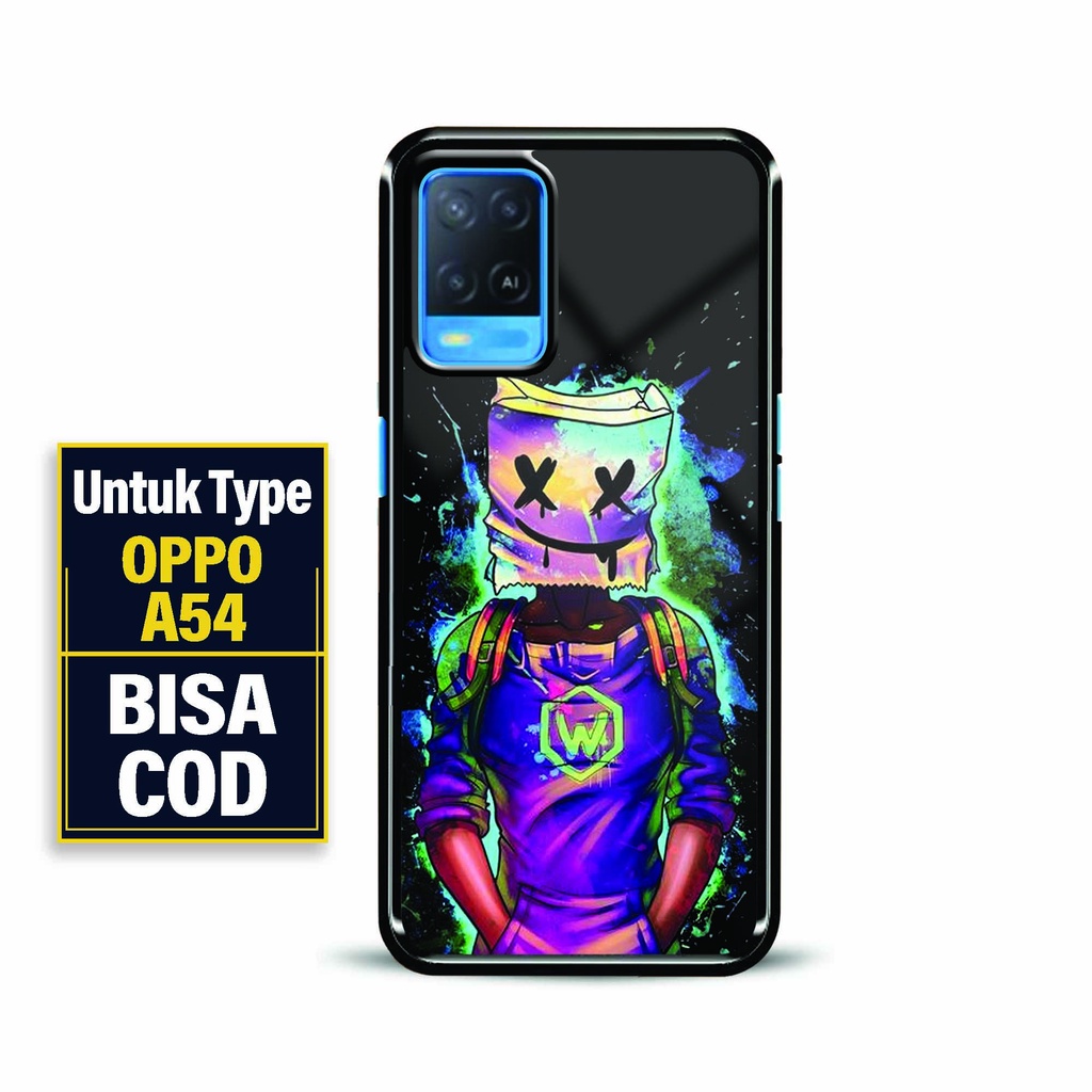 Hardcase Kaca Oppo A54 - Fashion Case Glossy [ Mancase 1 ] - Softcase Glossy Oppo A54 - Hardcase Glo