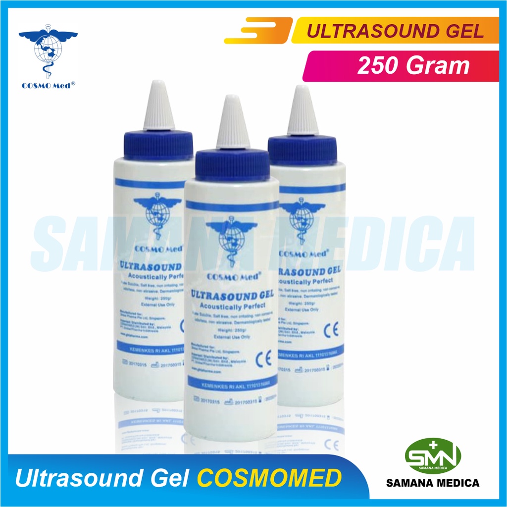 Ultrasound Gel USG Jelly COSMOMED / HEXA CARE Hifu Gel IPL RF MINI Radio Frequency RF 250ml Promo Murah FREE PAKING KARTON