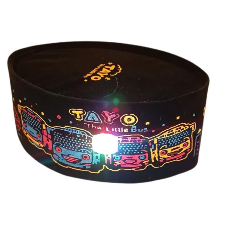 {LBY.18Oc22ᴷ} Peci Songkok Kopyah Anak Laki laki Karakter Led Hitam Polos Bordir Nu Tinggi Kekinian 