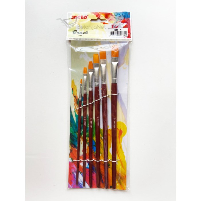 

Unik Brush | Kuas Cat Air | Kuas Lukis Joyko Br-4 Per Set Sale!!!