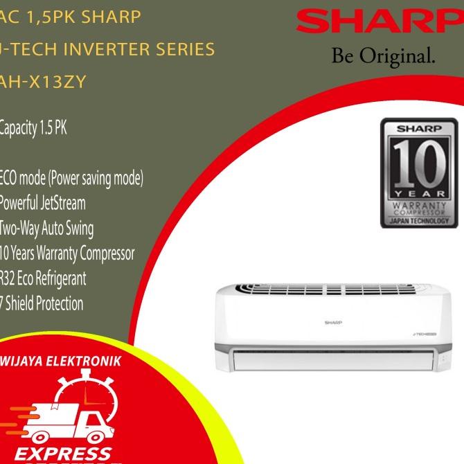 AC SHARP 1.5 PK AC SPLIT SHARP AH-X 13ZY 1.5 PK INVERTER