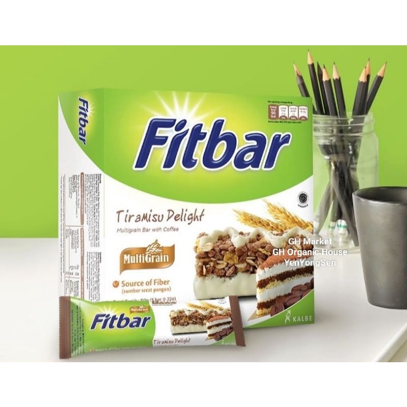 

Fitbar 22gr x 5 pcs / Biskuit Fit Bar Sehat/ Choco / Tiramisu / Fruits