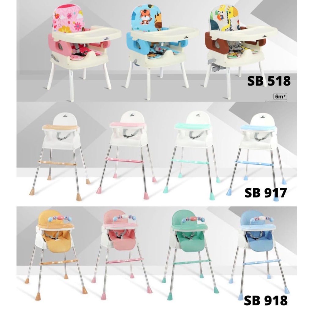 SpaceBaby Space Baby Seat Booster SB 518 SB 917 SB 918 SB 919 Baby  High Chair Kursi Makan Bayi