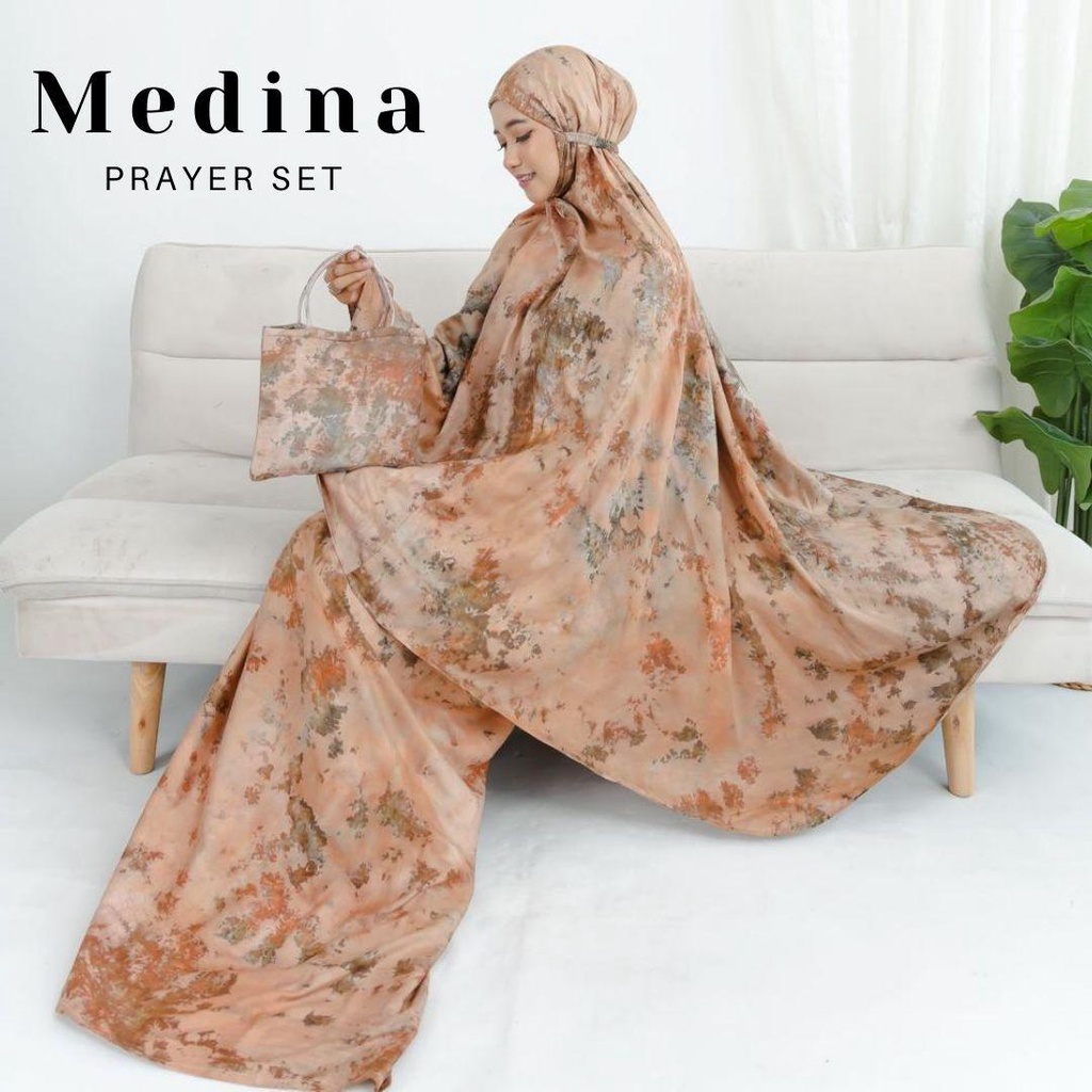 Mukena MEDINA Prayer set/Mukena rayon wanita dewasa