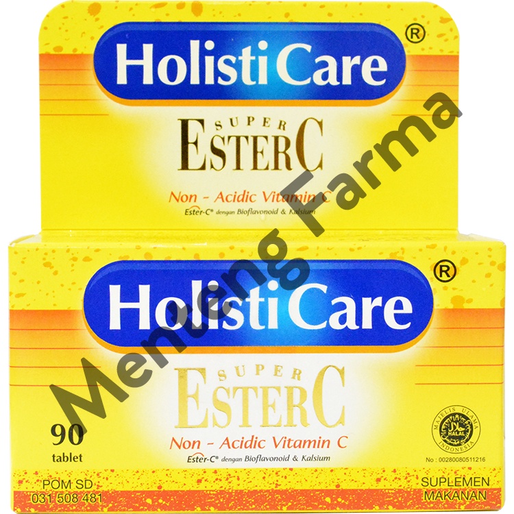 Holisticare Ester C 90 Tablet - Suplemen Vitamin C &amp; Daya Tahan Tubuh