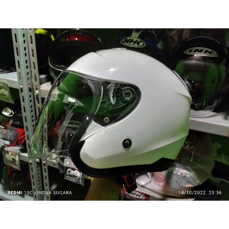 KYT KYOTO R putih solid size XL