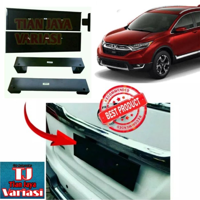 Tatakan Dudukan Plat Nomor Mobil Model Pejabat For Honda New CRV
