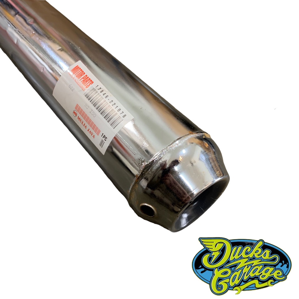 knalpot suzuki rc 100 rc100 bravo NTD good quality