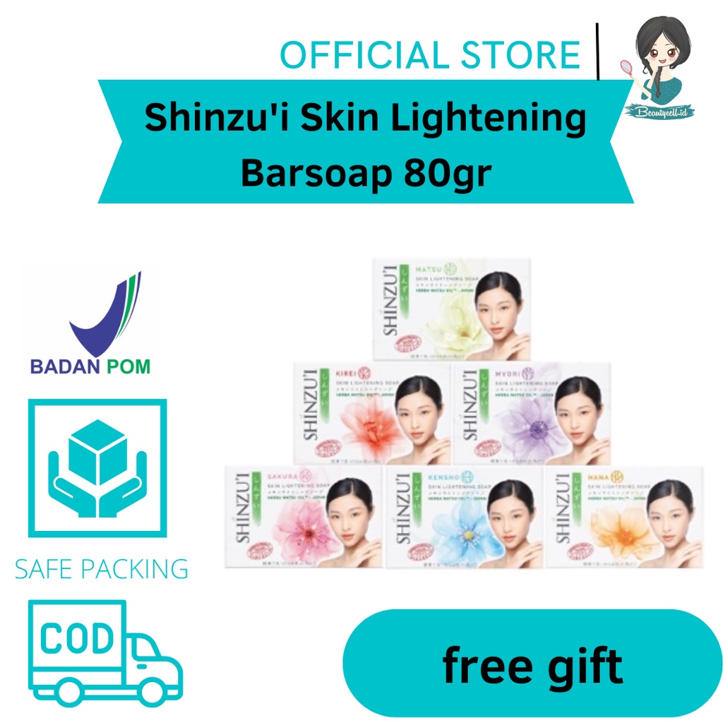 ORI 100% Shinzu'i Skin Lightening Barsoap 80gr - Shinzui