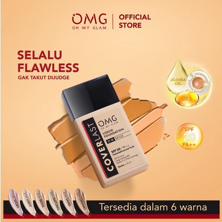 OMG Oh My Glam Coverlast Liquid Foundation / OMG Alas Bedak