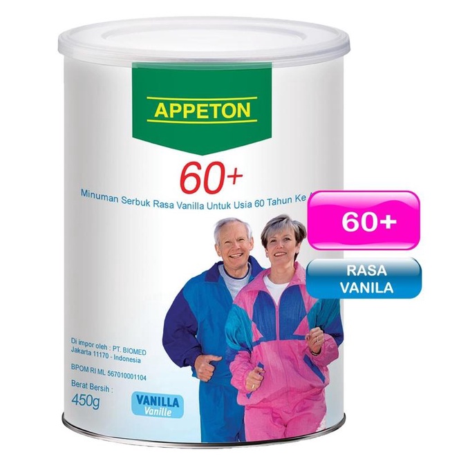 

[ COD ] Appeton 60+ 400gr Vanilla