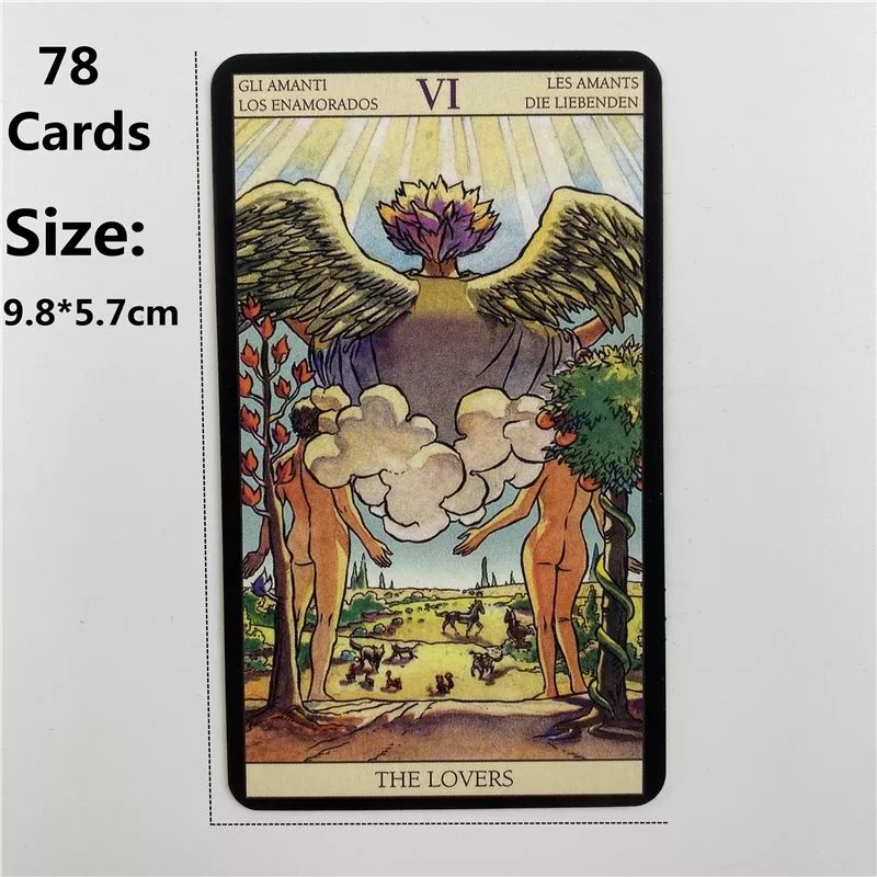 New Vision Tarot 9.8x5.7cm kemasan kaleng include guide paper