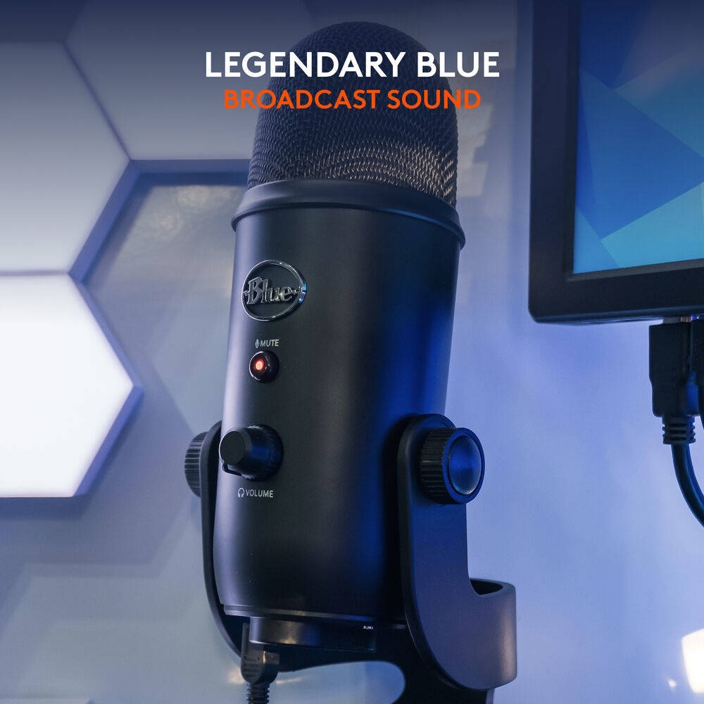 BLUE YETI Microphone - LOGITECH for Creations Version - Mikrofon Terbaru dari BLUE Microphones dengan LOGITECH