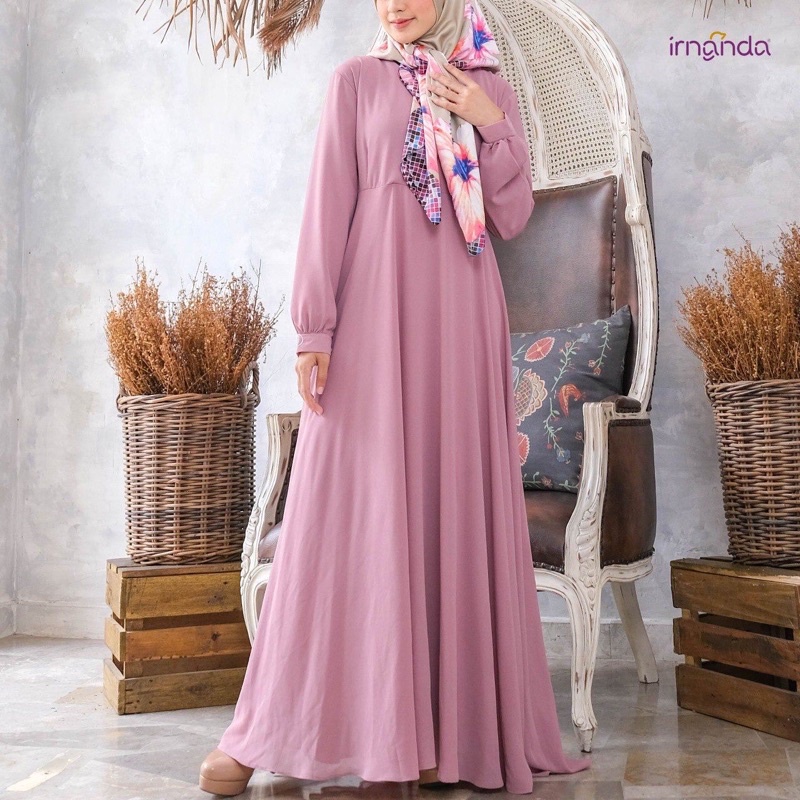 Nadra dress, bahan ceruty baby doll premium, by:irnanda