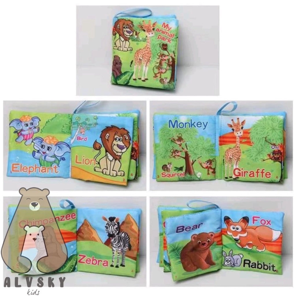 MAINAN EDUKASI BUKU BANTAL BAYI KAIN / BABY SOFT BOOKS MINI / BABY CLOTH BOOK