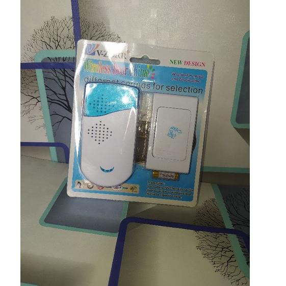 Paling Diminati bel pintu wireles / bel pintu wireless / bel pintu tanpa kabel / bel pintu jarak jau