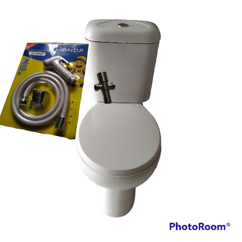 closet duduk oulu c633 warna putih/closet duduk oulu as 25 cm termurah