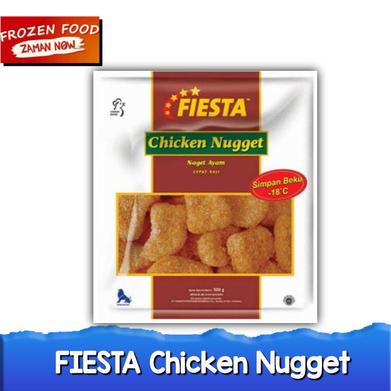 

Fiesta Nugget Ayam Medium Pack 500gr