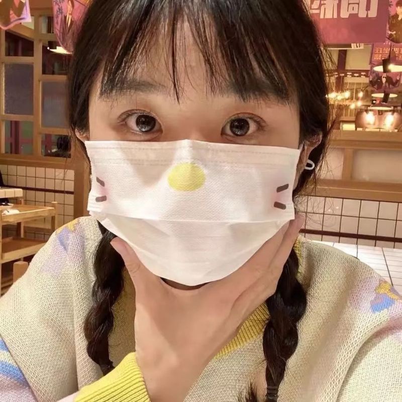 10PCS MASKER FASHION DEWASA MODEL KEPALA CINNAMOROLL HEAD HELLO KITTY SANRIO HEAD ANJING KUCING CUTE