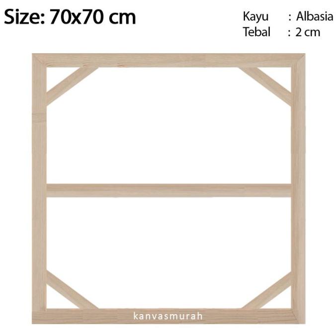 

Spanram 70x70 cm Span Ram Kayu Frame 70x70cm