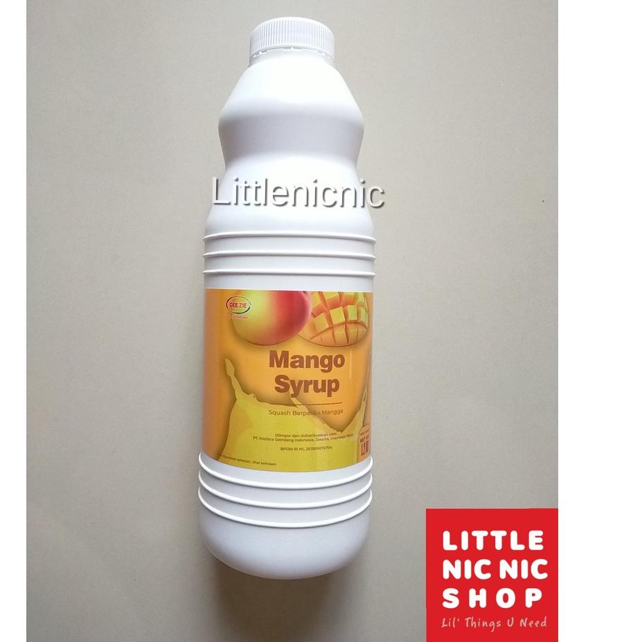 

10.10 MALL Sirup GEE ZIE Mango syrup import Taiwan grosir