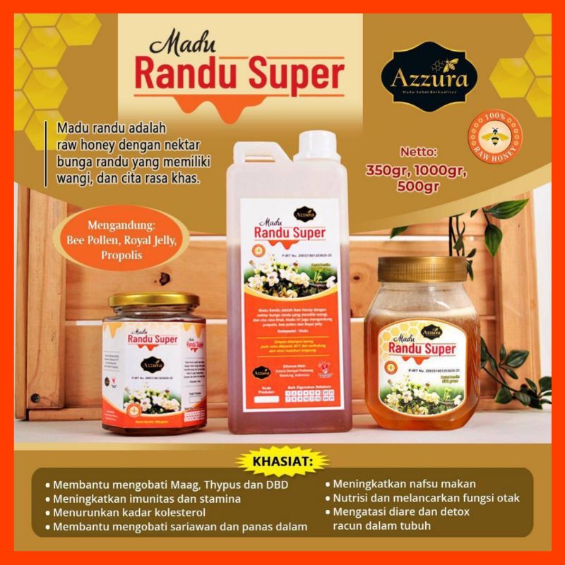 

Madu Randu Super Madu Azzura 500gr