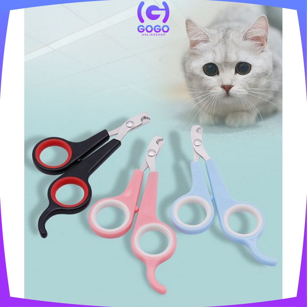 GOGO-C724 Gunting Kuku Kucing Anjing Kelinci Musang Hewan Peliharaan Bahan Stainless Steel / Gunting Kuku Kucing Pet Nail / Pemotong Kuku Hewan