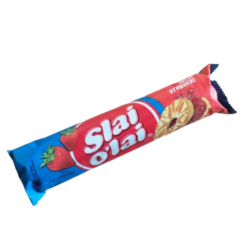 

Slai O'lai Roll Biskuit Susu Berbagai Varian Rasa Selai Strawberry Nanas Blueberry 128gr