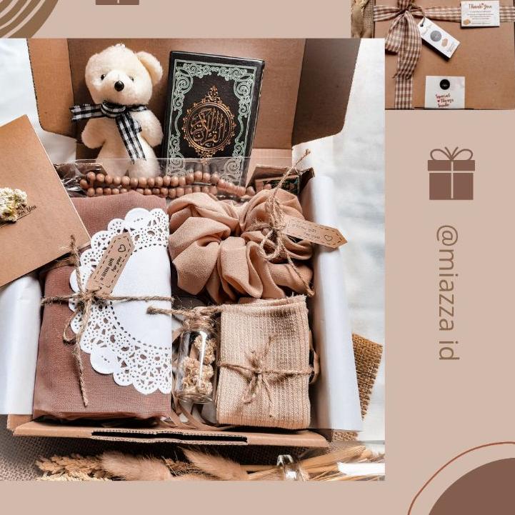 

[Lari⚡ ✫↔]PAKET HADIAH HAMPERS HIJAB SQUARE KADO ULANG TAHUN / WISUDA / LEBARAN TERMURAH